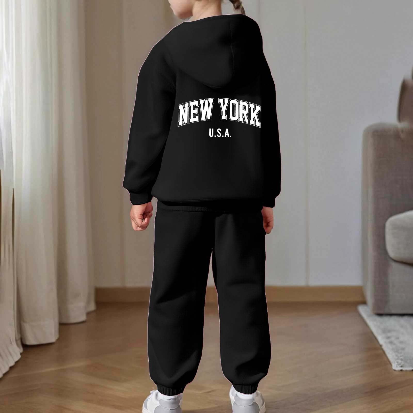 2026 - Sweat à capuche chaud et solide - Pour garçons et filles - Manches longues