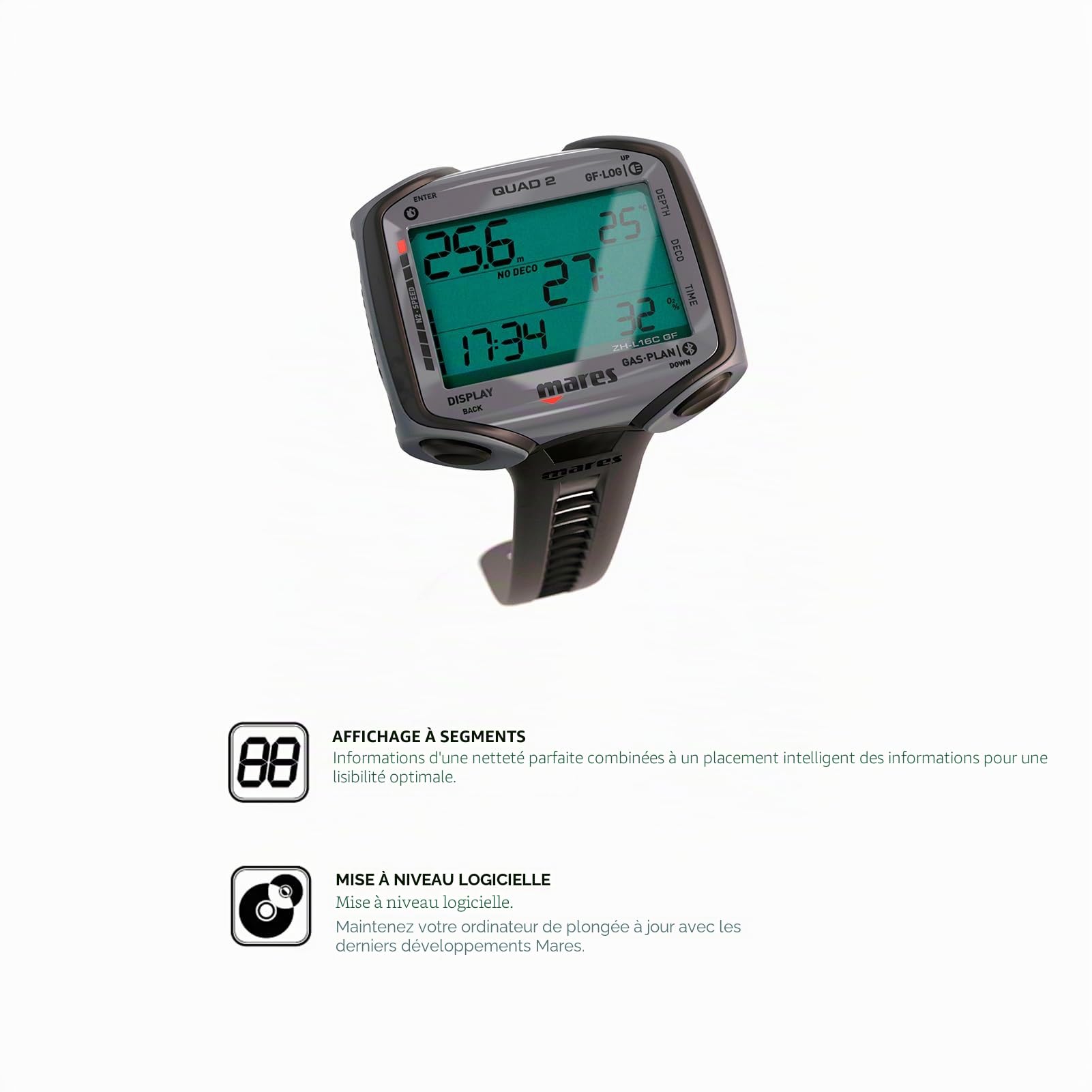 Mares Dive Computer Quad 2 (Black)