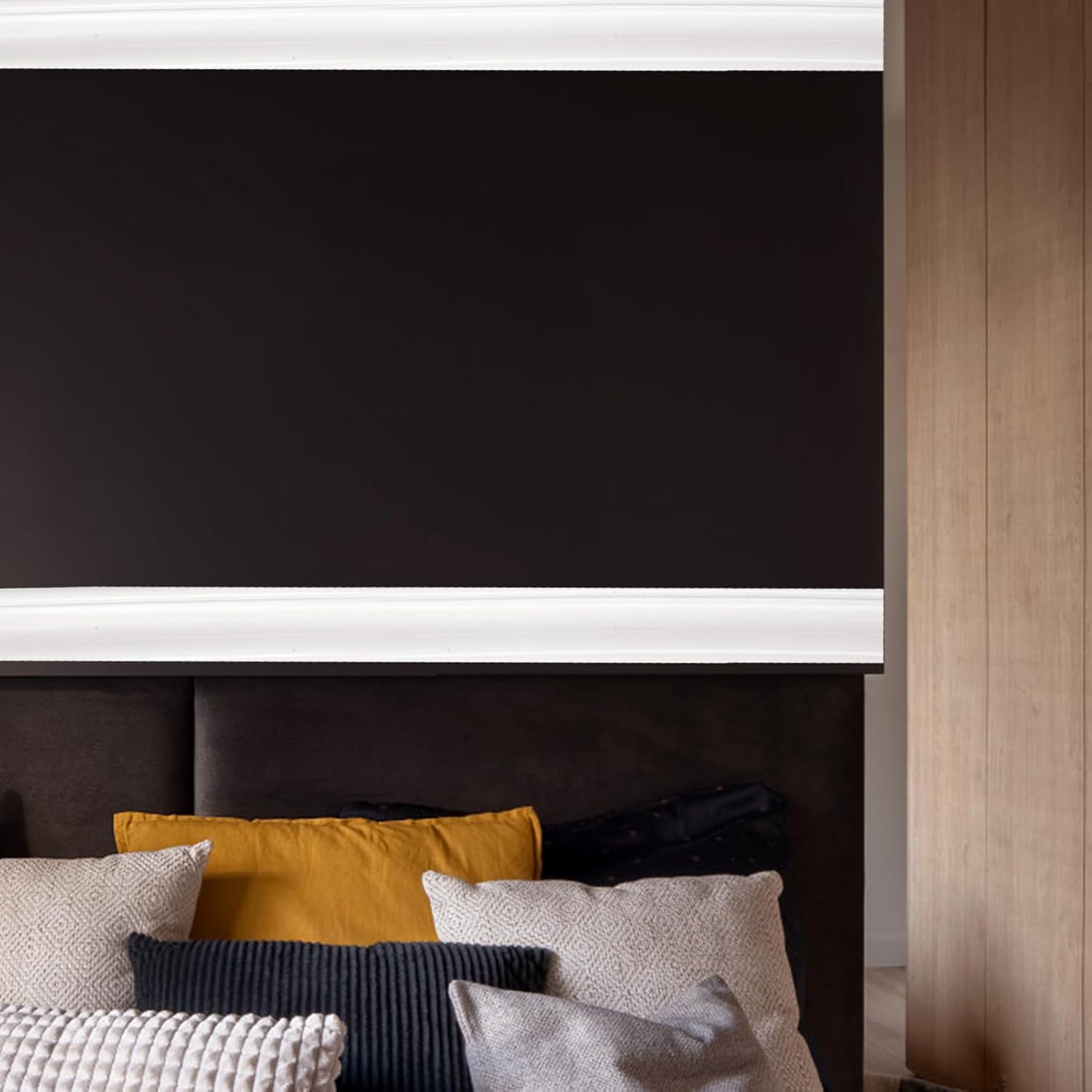 2m Peel and Stick Wall Trim Molding Self-Adhesive Trim for Home Decoration Wide Edge Protector for Walls