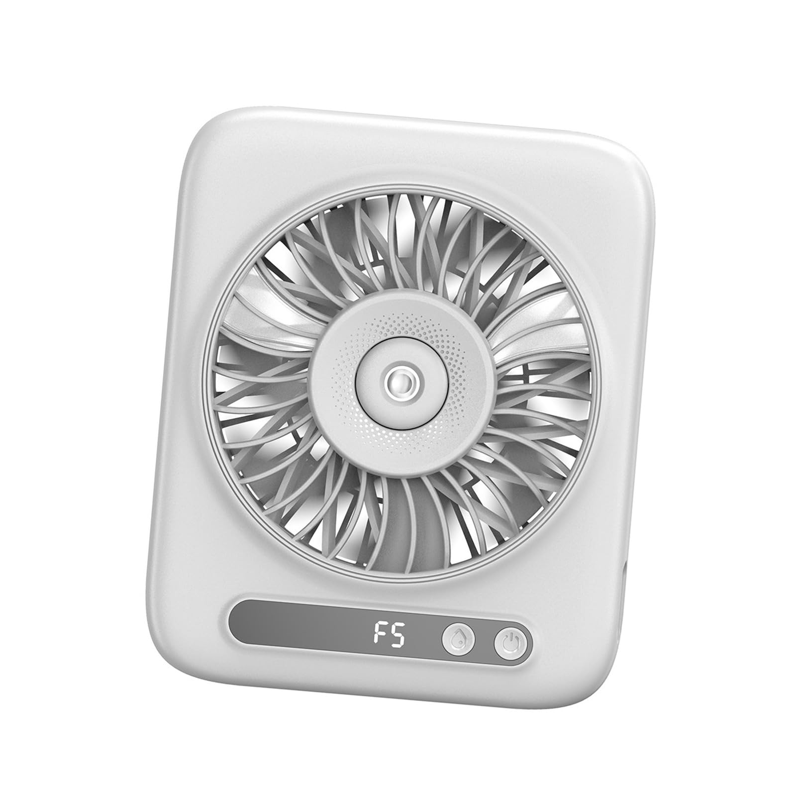 Jazuaiao Battery Powered Tabletop Humidifying Unit with Large Capacity and Lightweight Design Desktop Misting Fan