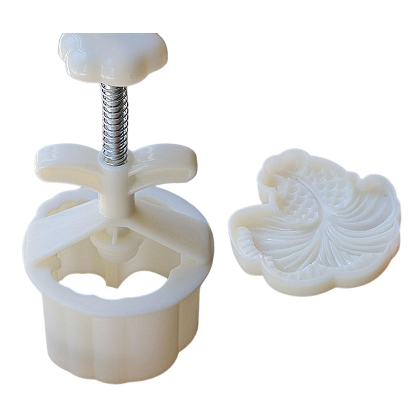 Buxuaaaa Cookie Stamp Peach Flower Cakes Molds Hand Pressure Cakes Maker Bakings Tool for MidAutumn Festival Maker
