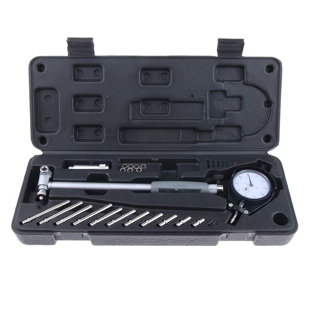 Engine Cylinder Dial Bore Gauge Gage Indicator Range 50-160mm,0.01mm