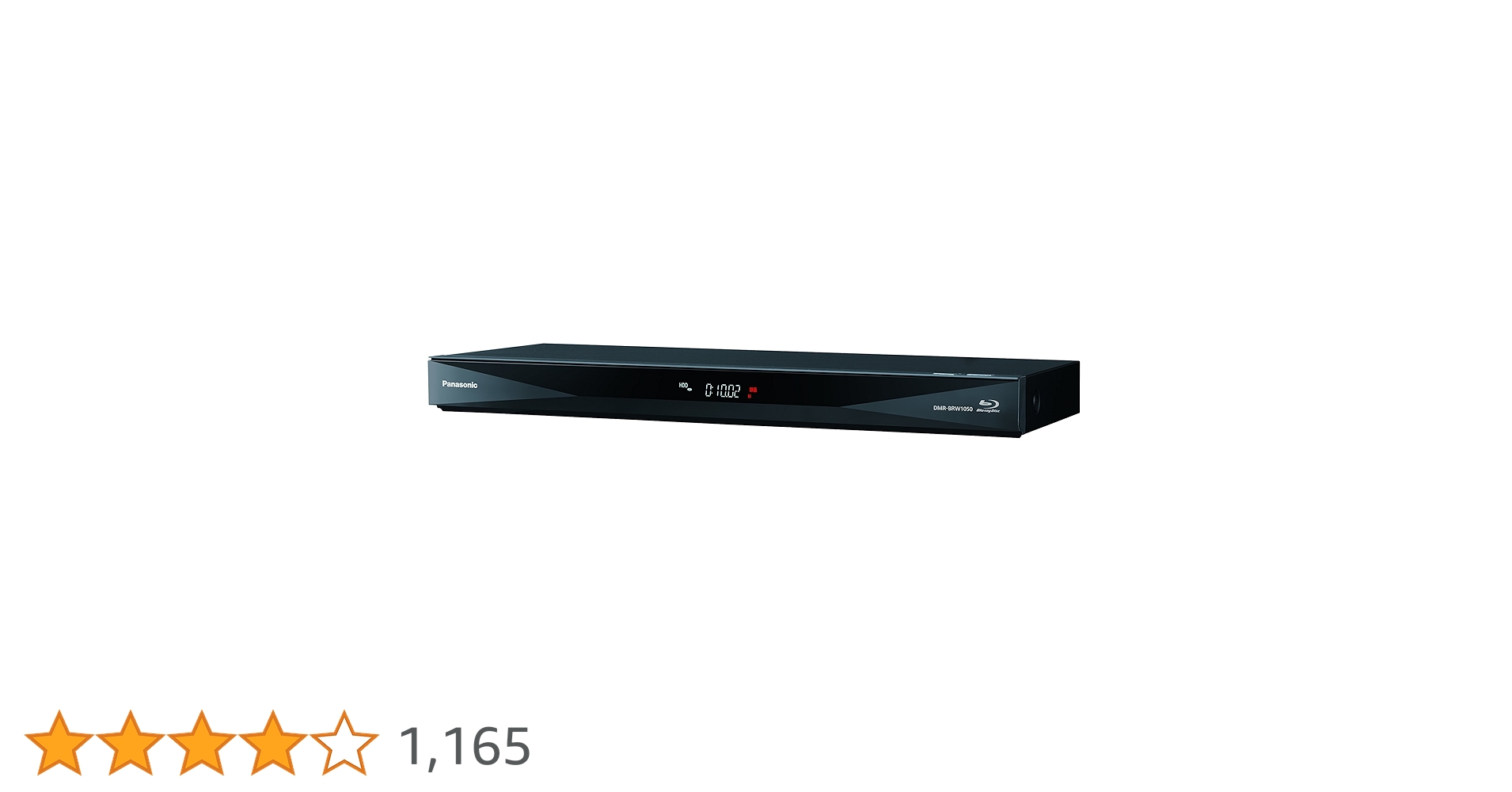 ☆Panasonicブルーレイレコーダー DMR-BRW1050 2番組同時録画