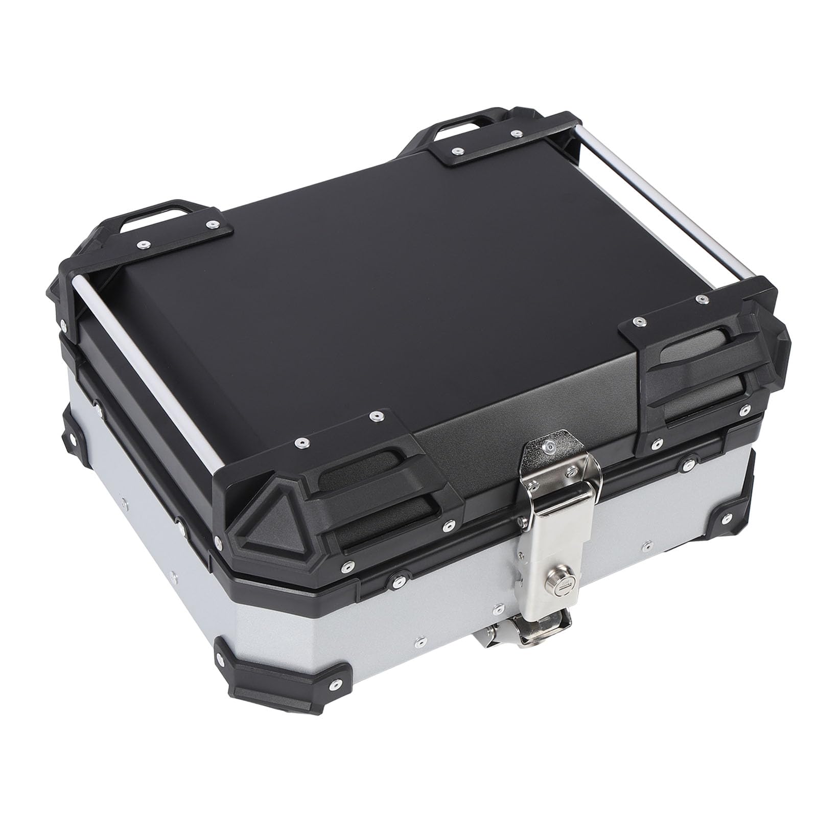 VBESTLIFE 25L Pojemnik Motocyklowy Aluminium Stop Szybkie Mocowanie
