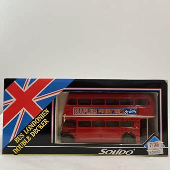 SOLIDO BUS AEC DOUBLE DECKER RT - N°4402 - 1:50 sans boite Made in France EUR 12,00 - FR