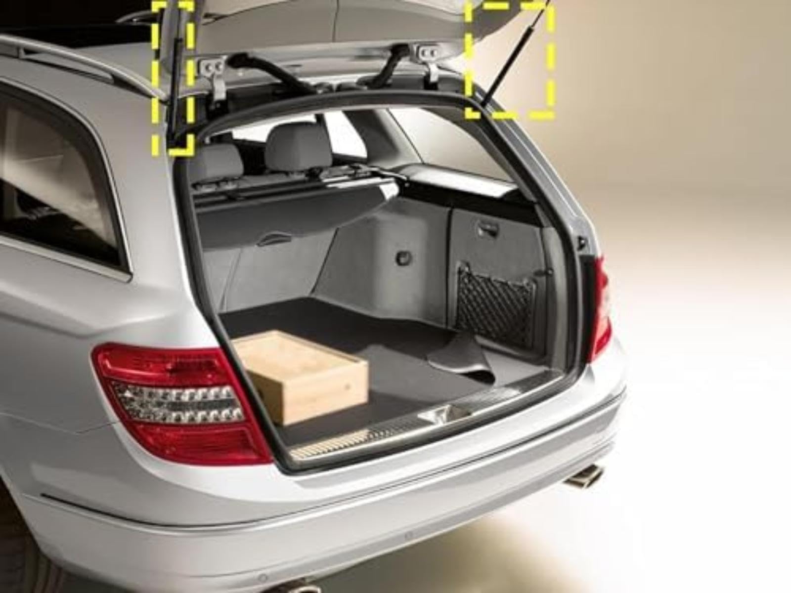 Wspornik podnośnika 2X rozpórki gazowe tylnej klapy tylnej, dla mercedes-benz, dla klasy C S204, dla kombi 2007-2014 sprężyna bagażnika Wspornik tylnego bagażnika