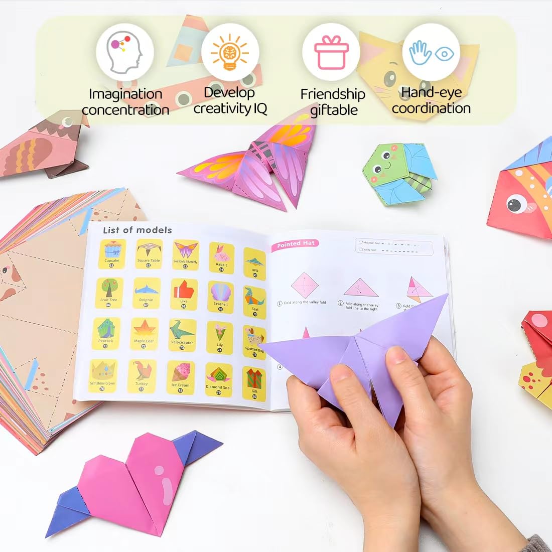 Origami Paper Kit - 200 Sheets & 80 Patterns -4 Origami Paper Kit - 200 Sheets & 80 Patterns -4
