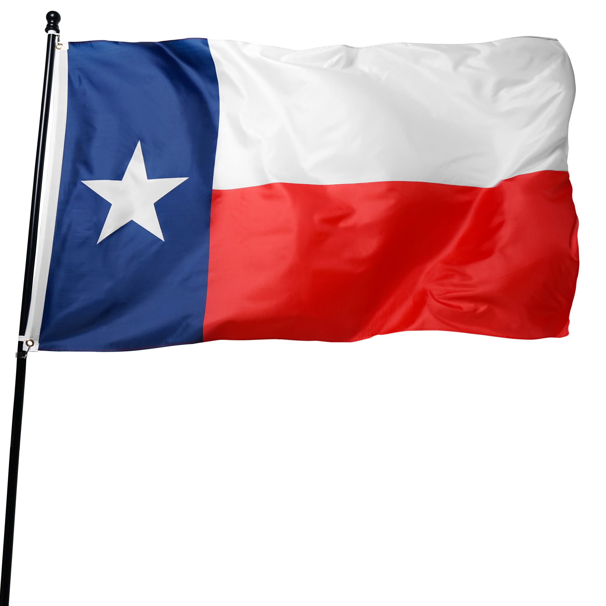 DANF FLAG Texas 3x5 Foot TX Texas State s Polyester with Brass Grommets 3 X 5 Ft