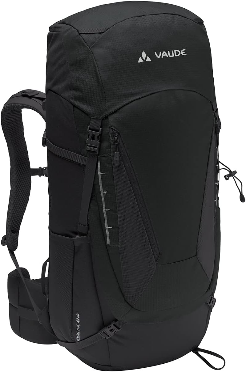 VAUDE Asymmetric 42+8 Trekking Backpack - Black