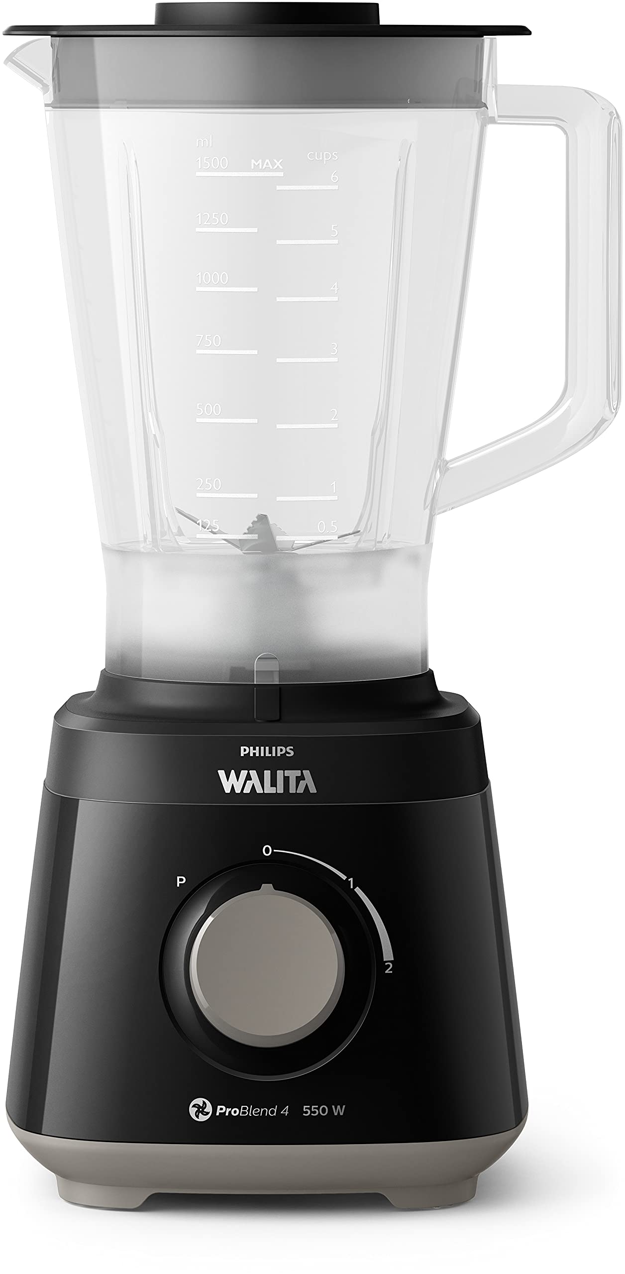 Liquidificador Daily Philips Walita Preto, 550W, 220V - RI2110/90