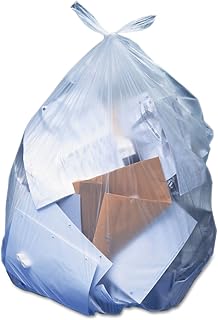 Heritage Low-Density Can Liners, 33 gal, 0. 65 mil, 30 x 39, Clear, 250/Carton