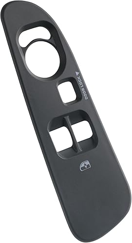 TQPONLY Master Power - Interruptor de ventana con bisel delantero del lado del conductor para Dodge Ram 1500 2500 3500 2005-2009 Accesorios