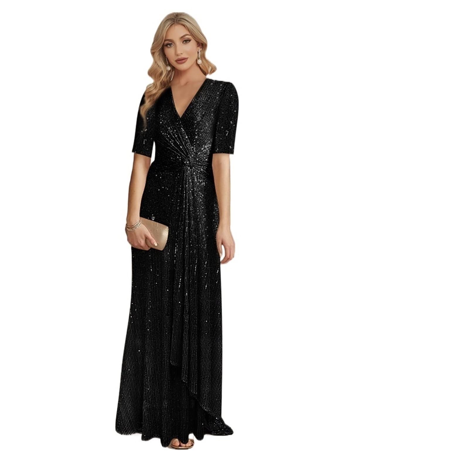 sistaglam v neck maxi dress with sequined top Gunmetal Sequin Dress Buy Sistaglam Grey Gunmetal Sequin Embellished Halterneck Maxi