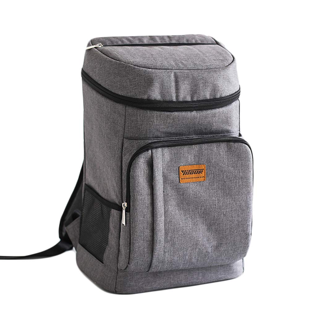 AKT Sac à Dos de Pique-Nique Isolé Sac Isotherme Portable Etanche Boîte Thermique à Glace Epaissie pour Travel Camping