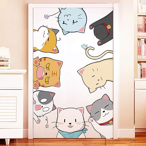 Miniatura 2 de Calcomanías de pared de gato, decoración de pared de gato, se adhiere a la ventana para el aula, lindas calcomanías de gatito, decoración para