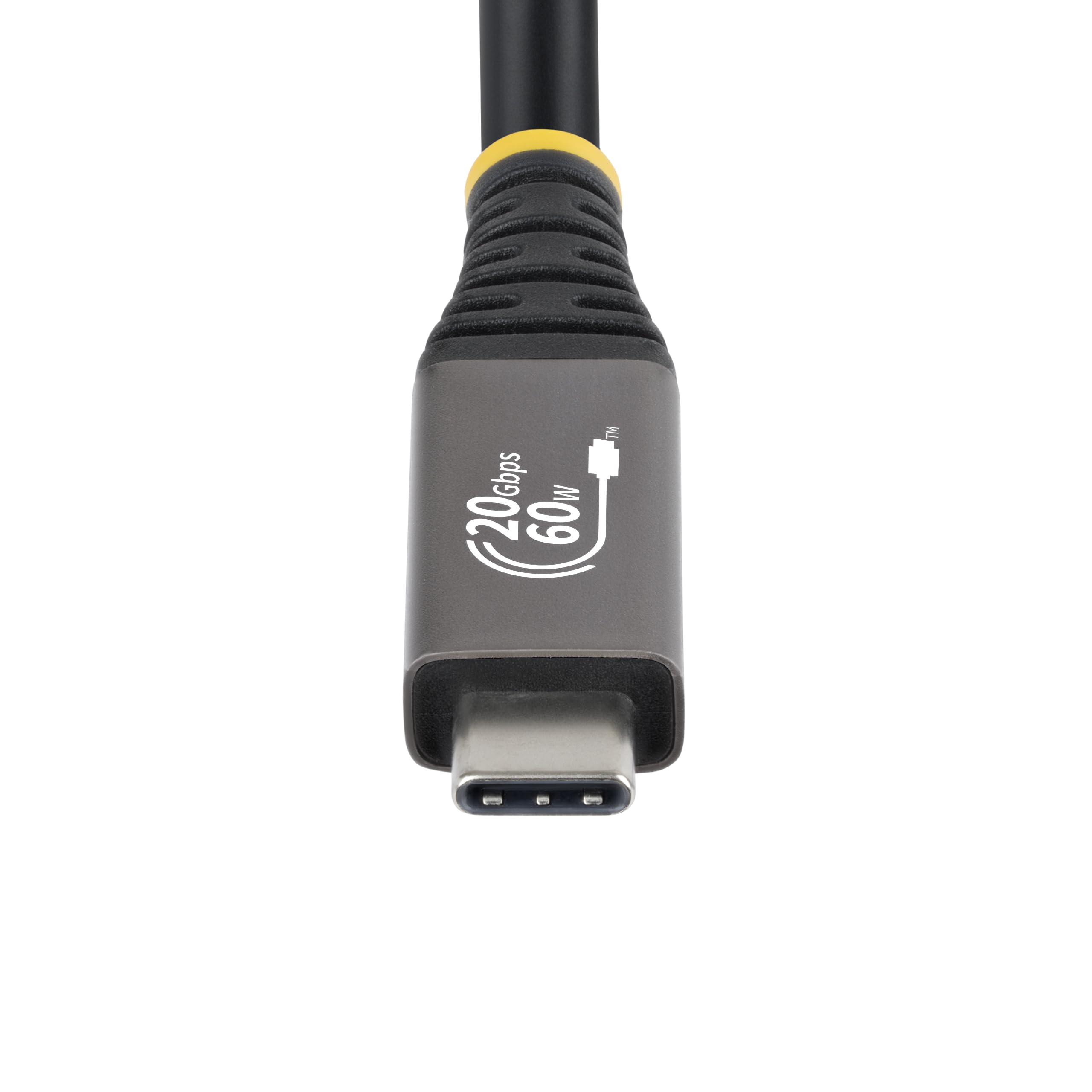 StarTech 3m USB4 Kabel, 20Gbps, 60W, 4K 120Hz DP2.1 (CC3M20GUSB4CX) | USB-IF-zertifiziert, USB-C, Monitorkabel, TPE-Mantel, E-Marker, Dockingstation