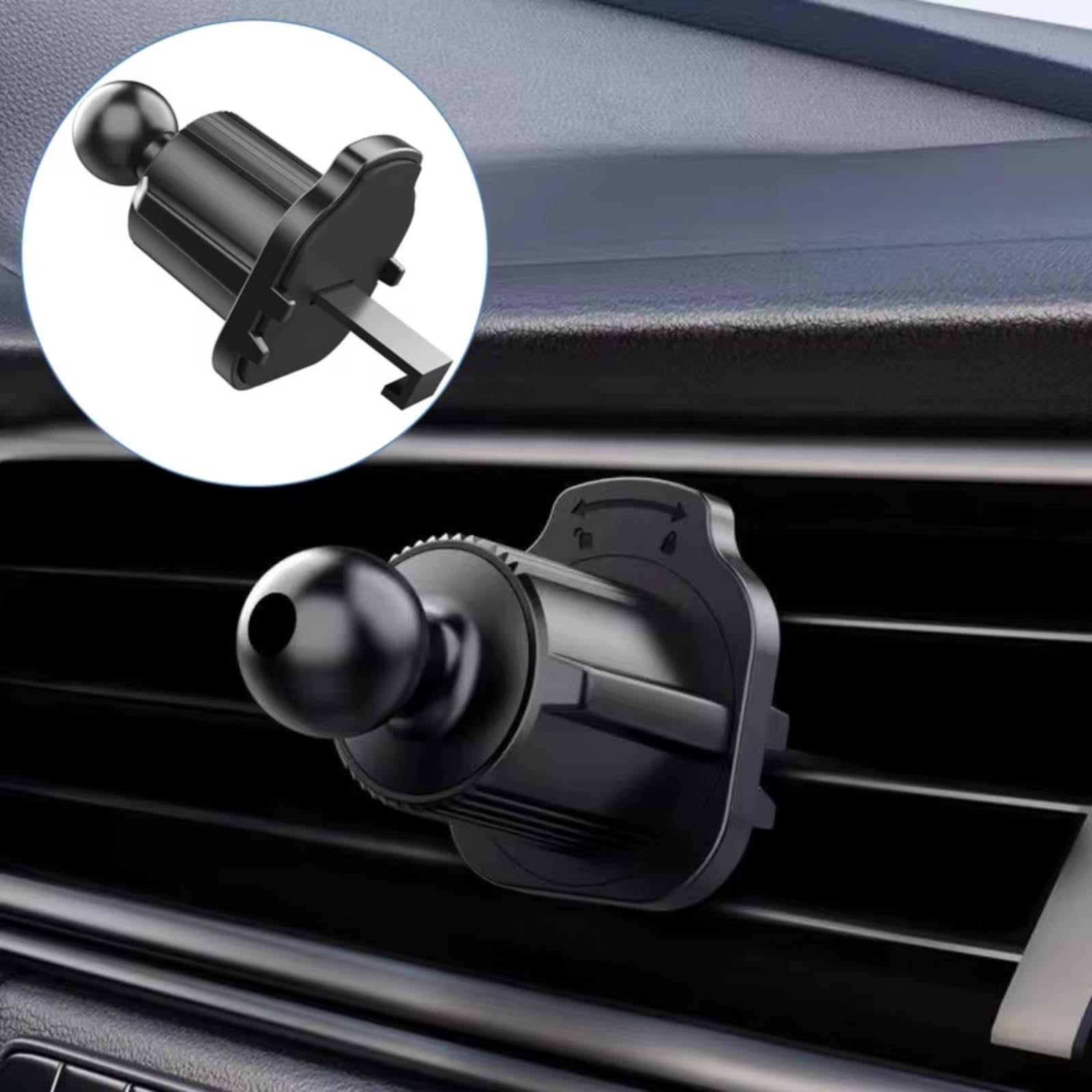 Support Téléphone Portable Grille Aération Peut Être Tourné 360 Degrés