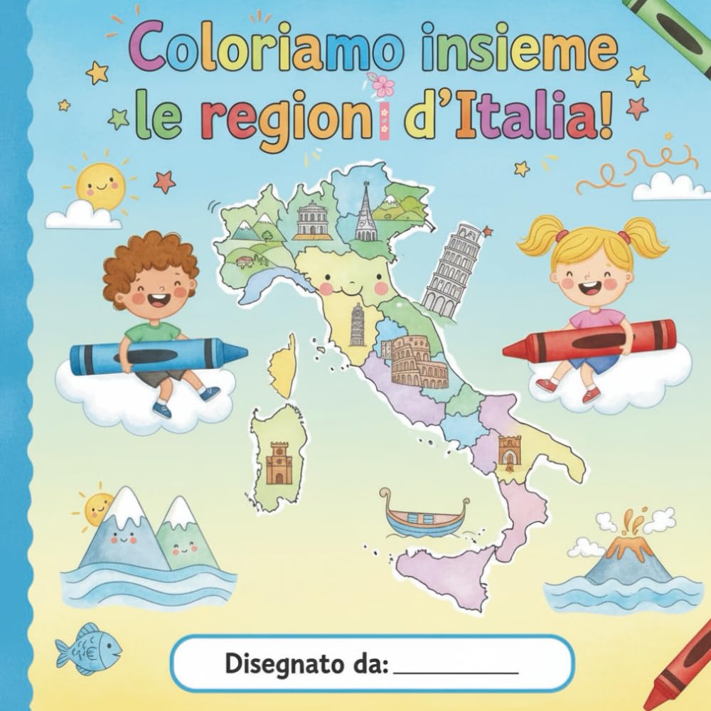Coloriamo insieme le regioni d'Italia!