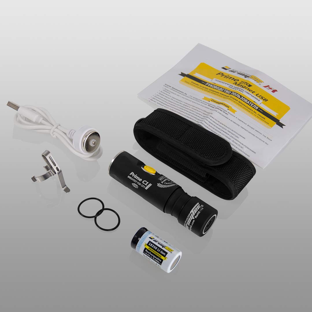 ArmyTek F05701SC Prime C1 Pro LED Taschenlampe akkubetrieben 970lm 58g