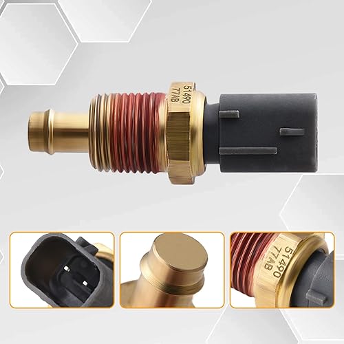 Miniatura 2 de 5149077AB Sensor de temperatura del refrigerante del motor para automóvil, sensor de temperatura de refrigerante compatible con-Chrysler compatible