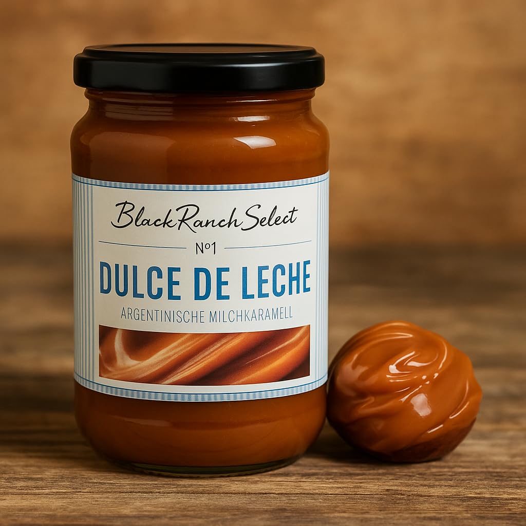 Black Ranch Dulce de Leche | Verschiedene Packgrößen | Argentinischer Milchkaramell-Aufstrich (4 x 430g)