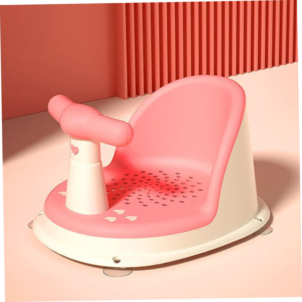Bath Seat with Backrest for Support Non-Slip Bathtub Chair for Secure Bathing Comfortable Sit-up Design for Easy Cleaning and Fun Bath
