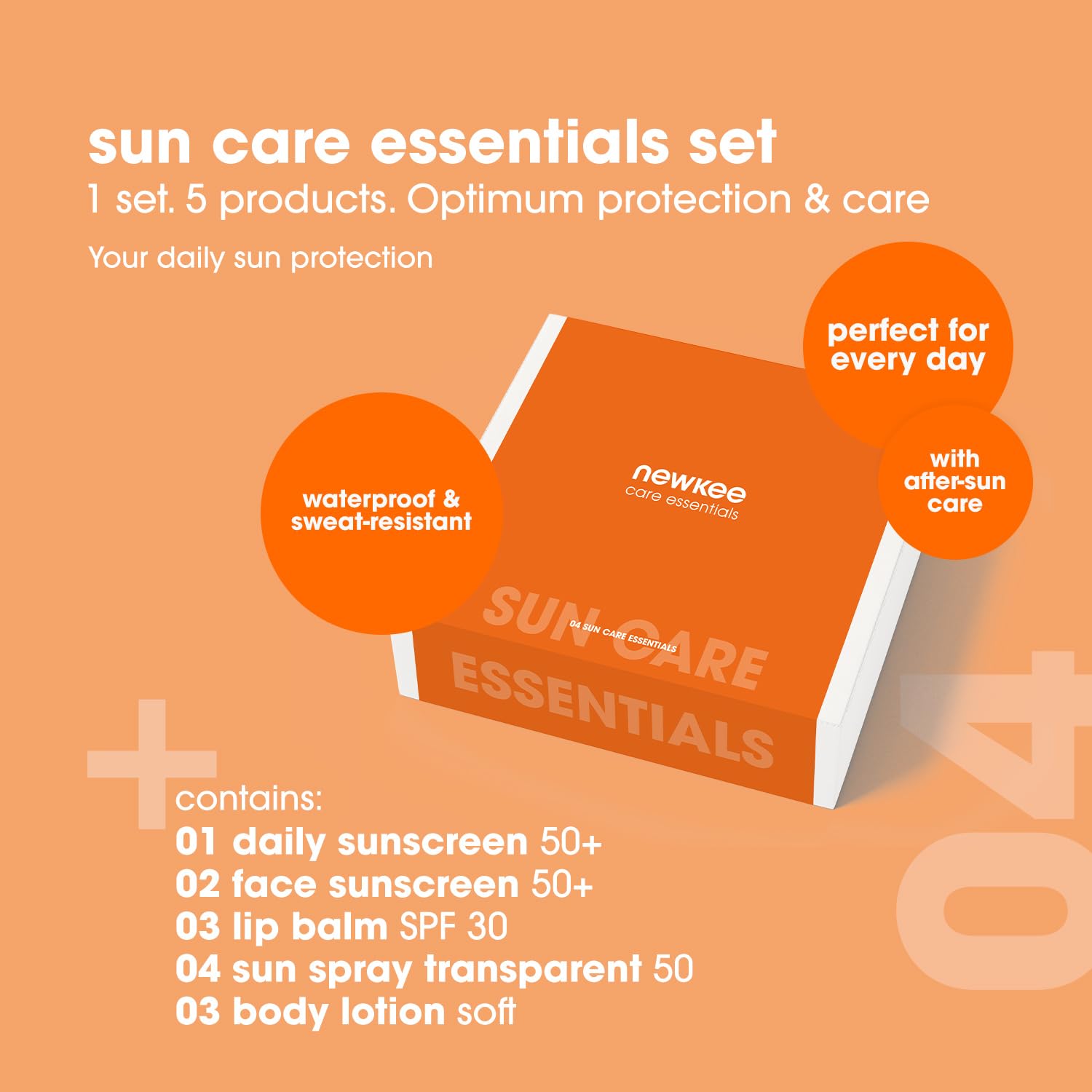 Newkee sun care essentials set
