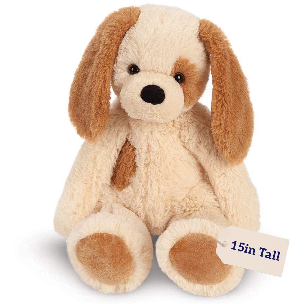 Vermont Teddy Bear Dog Stuffed Animal – 15 Inch Tan Puppy Plush Toy, Ultra Soft and Cute Stuffed Dog Plushie, Fun Gift Toy, Perfect for Snuggling for Kids, Boys and Girls, Buddy Collection