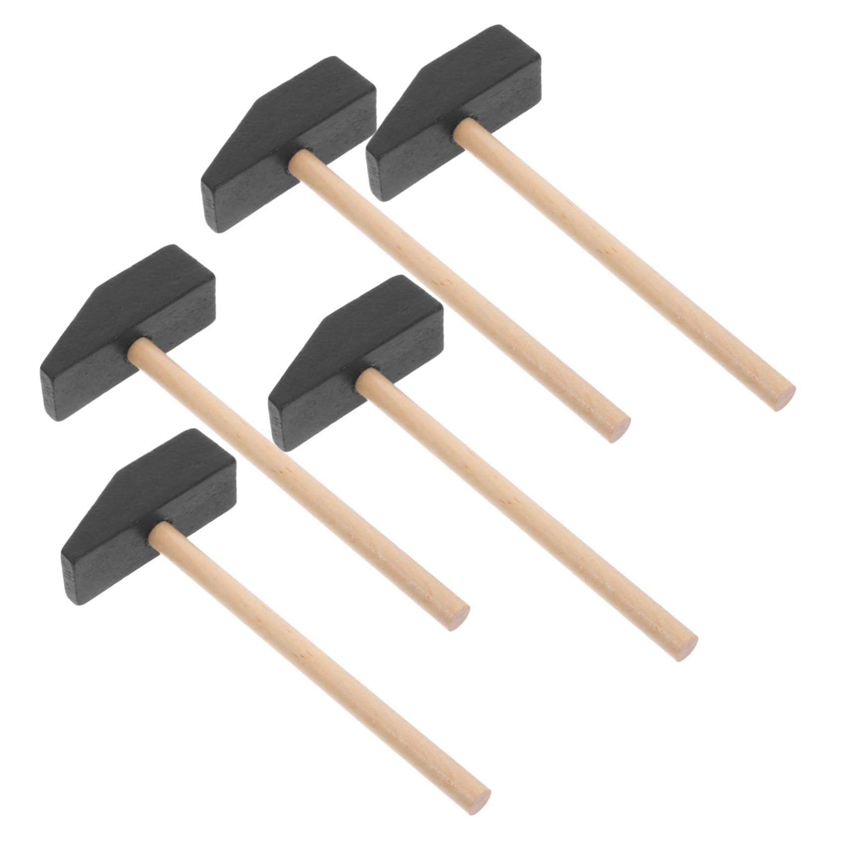 KESYOO 5Pcs Mini Wooden Hammers for Safe and Fun Hammer for Creative Play and Building Blocks Hammering for Boys
