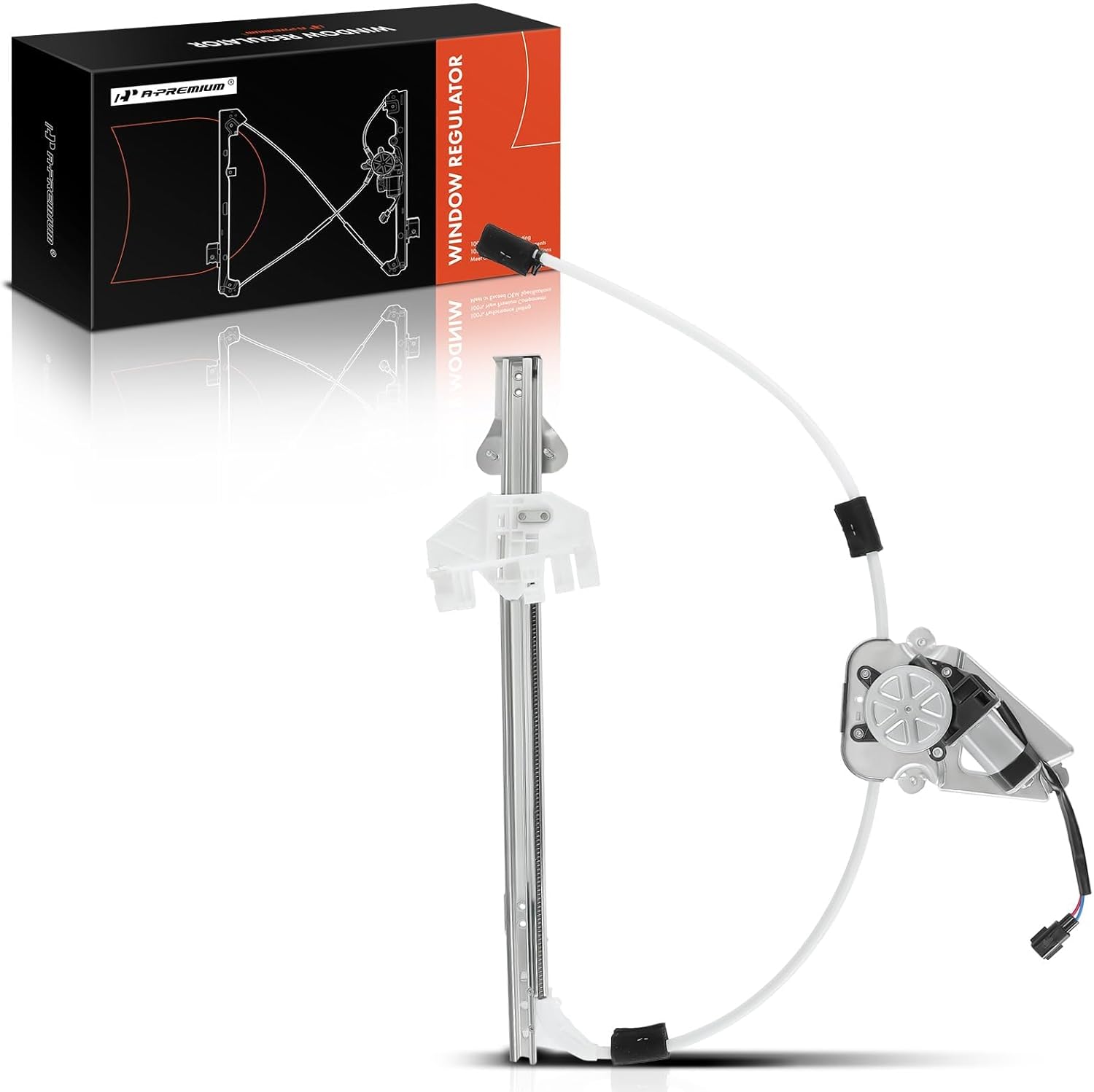 A-Premium Power Window Regulator with Motor Replacement for Jeep Liberty 02/25/2006-2007 Front Left Driver Side (Hole Style) Front Driver (LH)