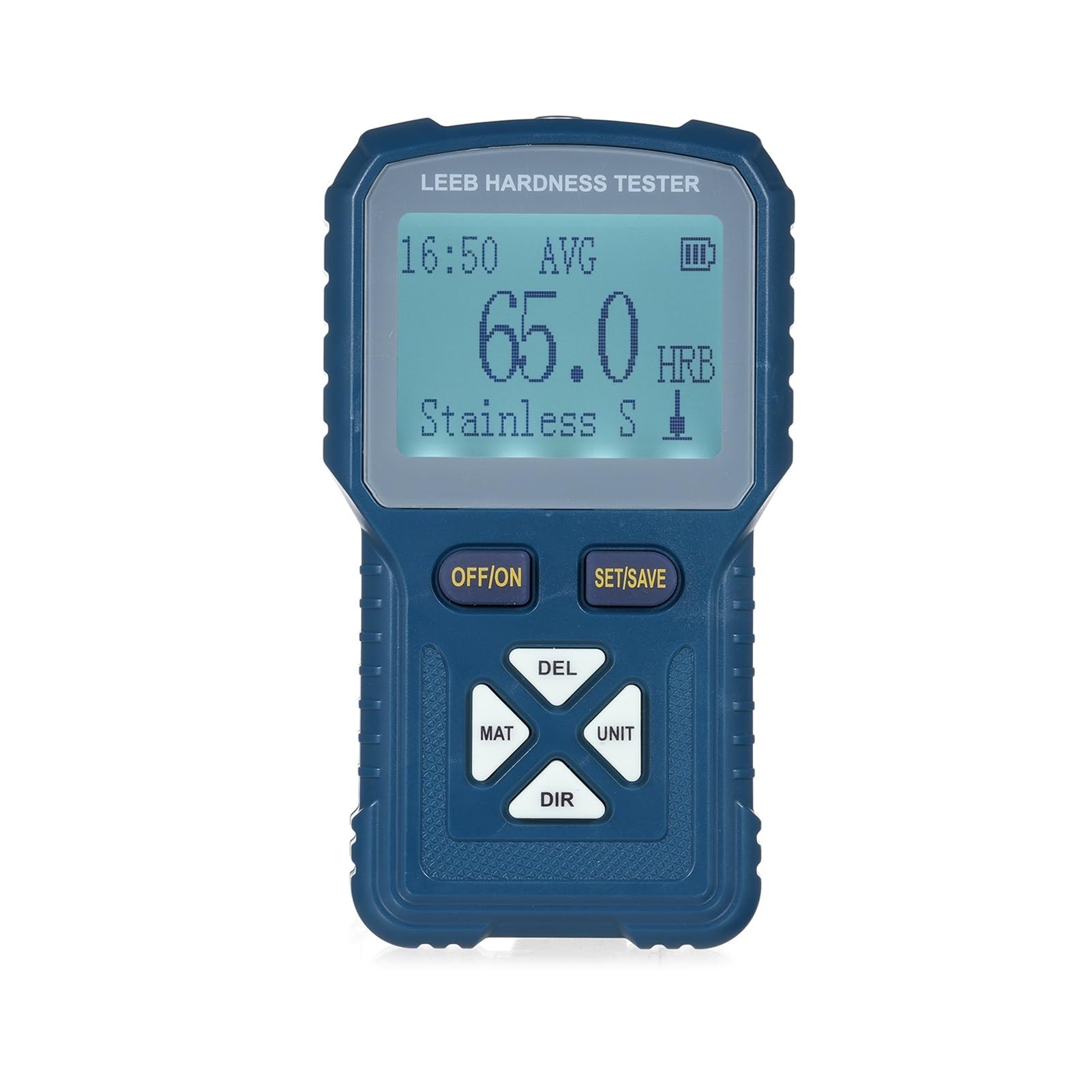 CUDTAPI High Precision Leeb Hardness Tester Metals Hardness Test Kit Portable Digital Durometer 360° HLD HB HV HS HRA HRB HRC Testing
