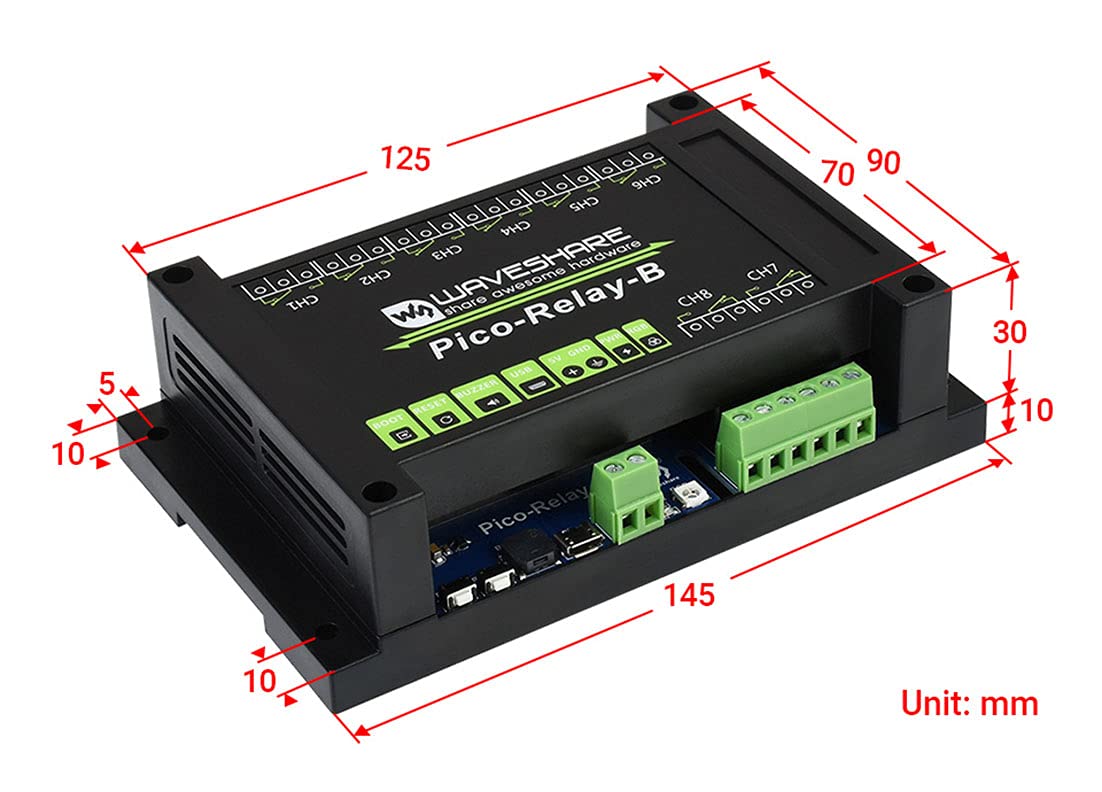 5v 10a Power Supply Mua ELEGOO 8 Channel DC 5V Relay Module With ...