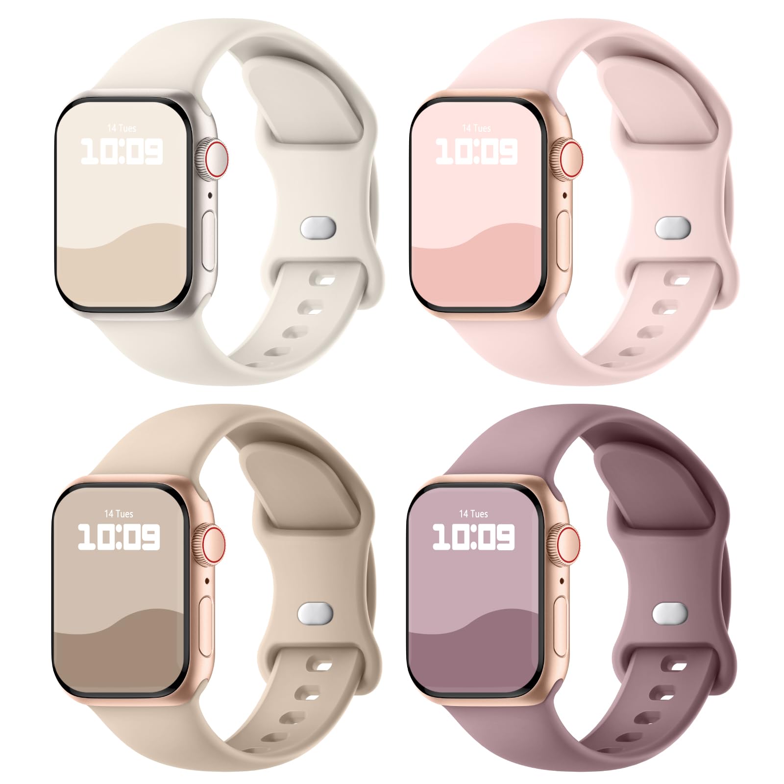 【4枚入り】Knossen コンパチブル Apple Watch バンド 38m…