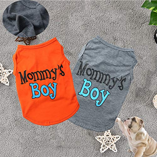 Dog T Shirts For Small Dogs Long Sleeve Howstar Pet Shirts You Rescued My Heart Printed T Shirt For Dog Puppy Summer Clothes Vest Sweatshirt Tank Tops Dog Costumes For Small Dogs Funny #TOP3
