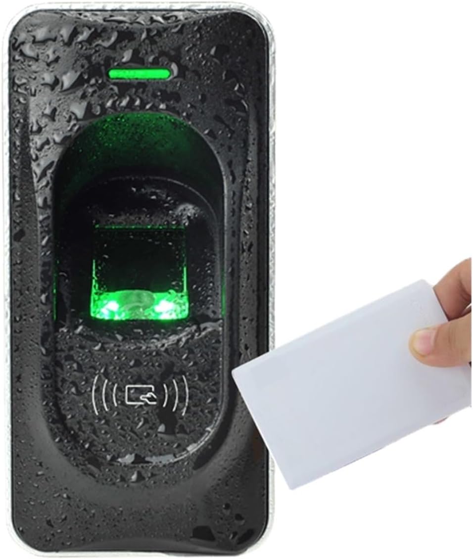 Time Clock, IP65 Waterproof RS485 Fingerprint RFID Card Reader for F18 Inbio Access Control System Login ZK FR1200 Sensor for Employees, Fr1200-id-1