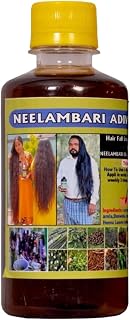 Adivasi Nilambari Hair Oil Original, Kasturi Ayurvedic Hair Care Oil, Helps Strong and Healthy Hair, Scalp Nourishment (350 ML)