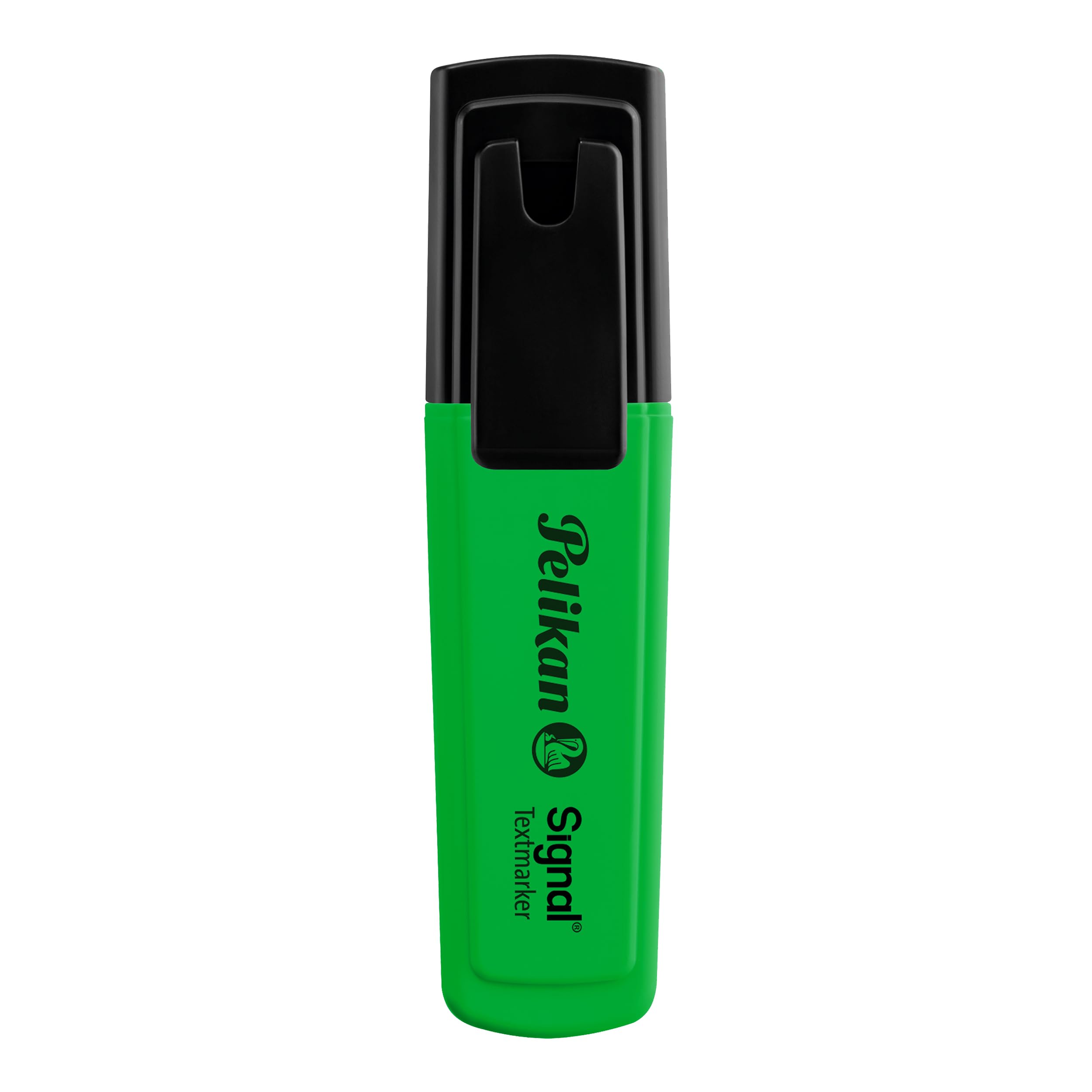 Pelikan Signal Highlighter, Fluorescent Green, Pack of 1 on Blister Card