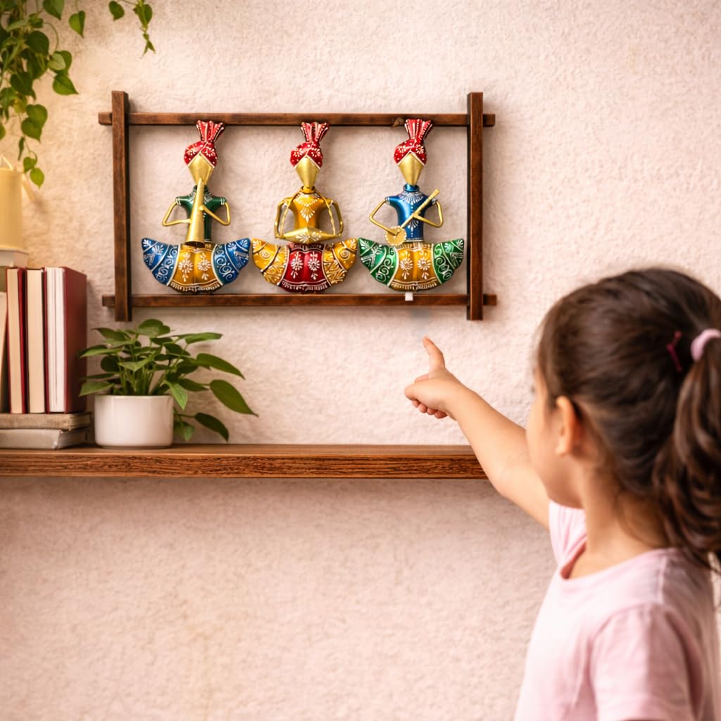 ROYAL CRAFTS Handcrafted Metal Musician Wall Art Decorative Wall Hanging for Living Room Bedroom Hallway Office Home Décor 3