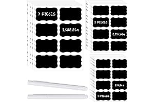 120pcs Waterproof Kitchen Labels for Canisters