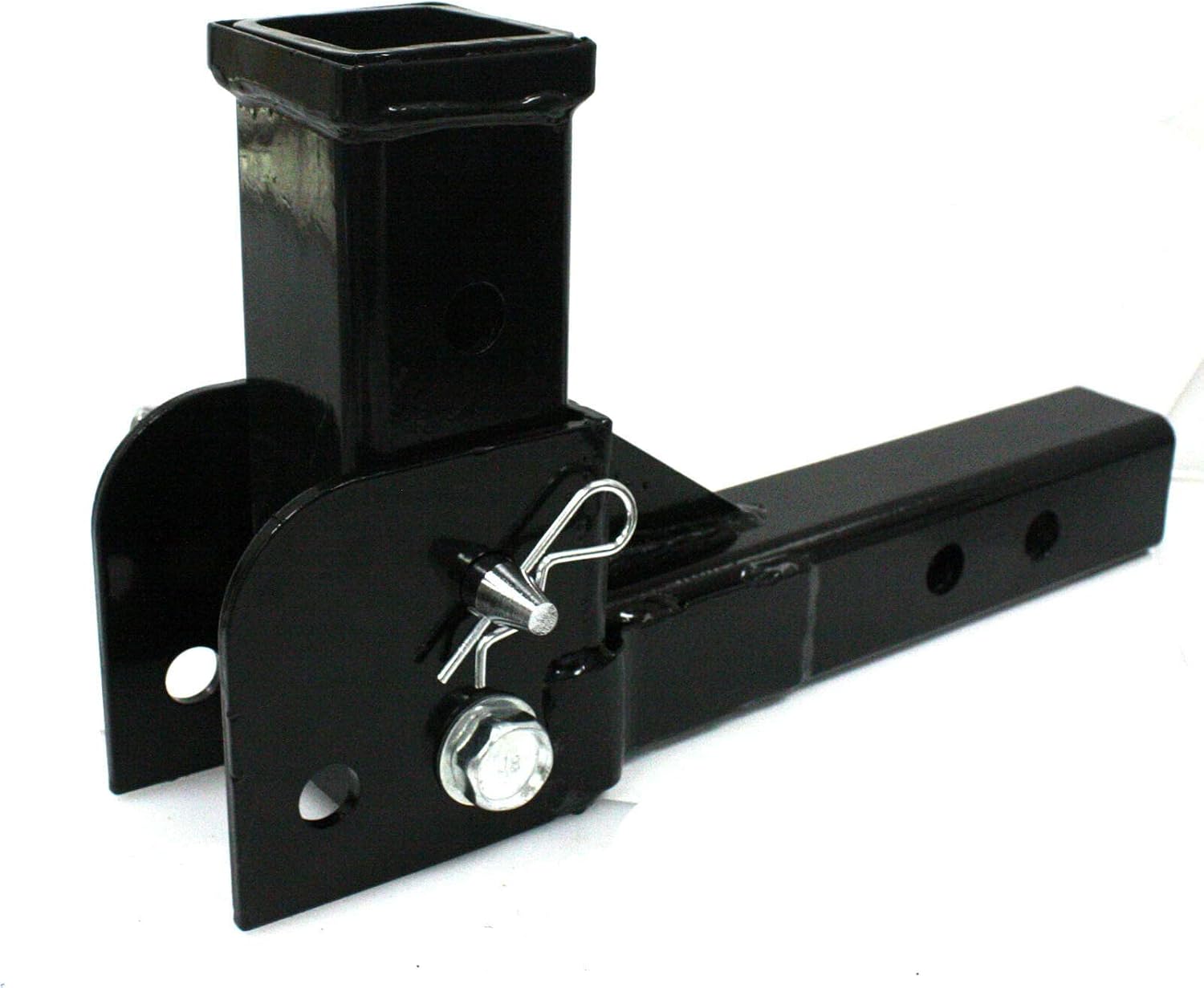 Folding 2" Trailer Hitch Mount Shank Adapter Cargo Wheelchair Carrier Foldable