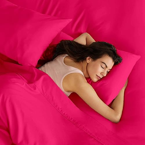 Miniatura 5 de Juego de sábanas de 4 piezas, color blanco, de lujo, suave, 100% algodón egipcio 650TC, resistente a la decoloración, hipoalergénico, tamaño queen,