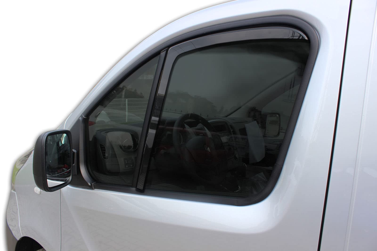 Déflecteurs D'Air Fenêtre Latérale GP Pour Renault Trafic Depuis 2014 - 2 Pièces - Aérodynamiques, Réduction Bruit Vent Et Pluie