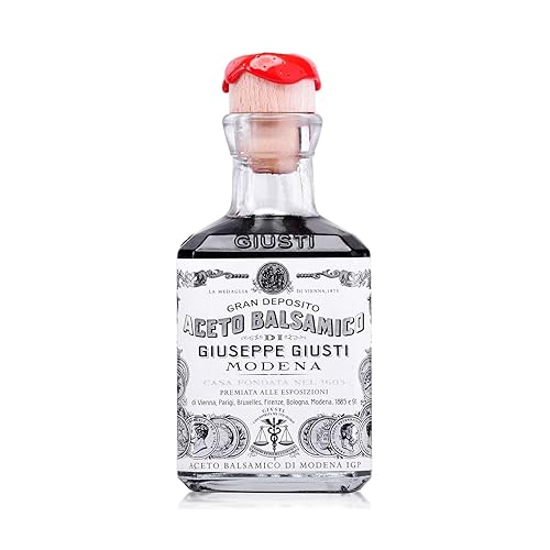 Medalla de plata Giuseppe Giusti Aceto Balsamico di Modena Italia 1 paquete Vinagre balsámico gourmet envejecido premium de Modena Medaglia