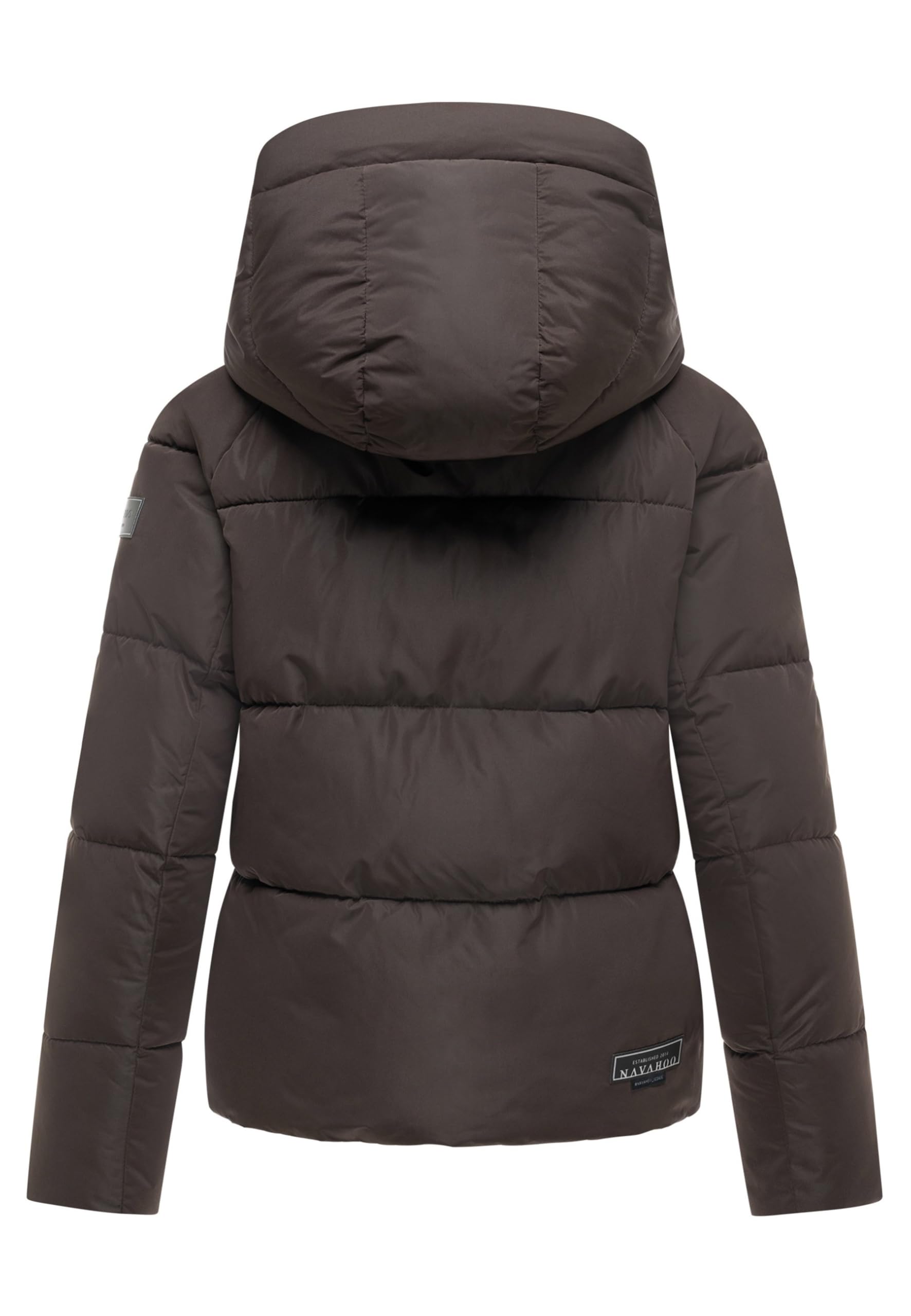 Navahoo Damen Winterjacke (XS-XXL) - gesteppt, abnehmbare Kapuze, 5 Taschen - N067