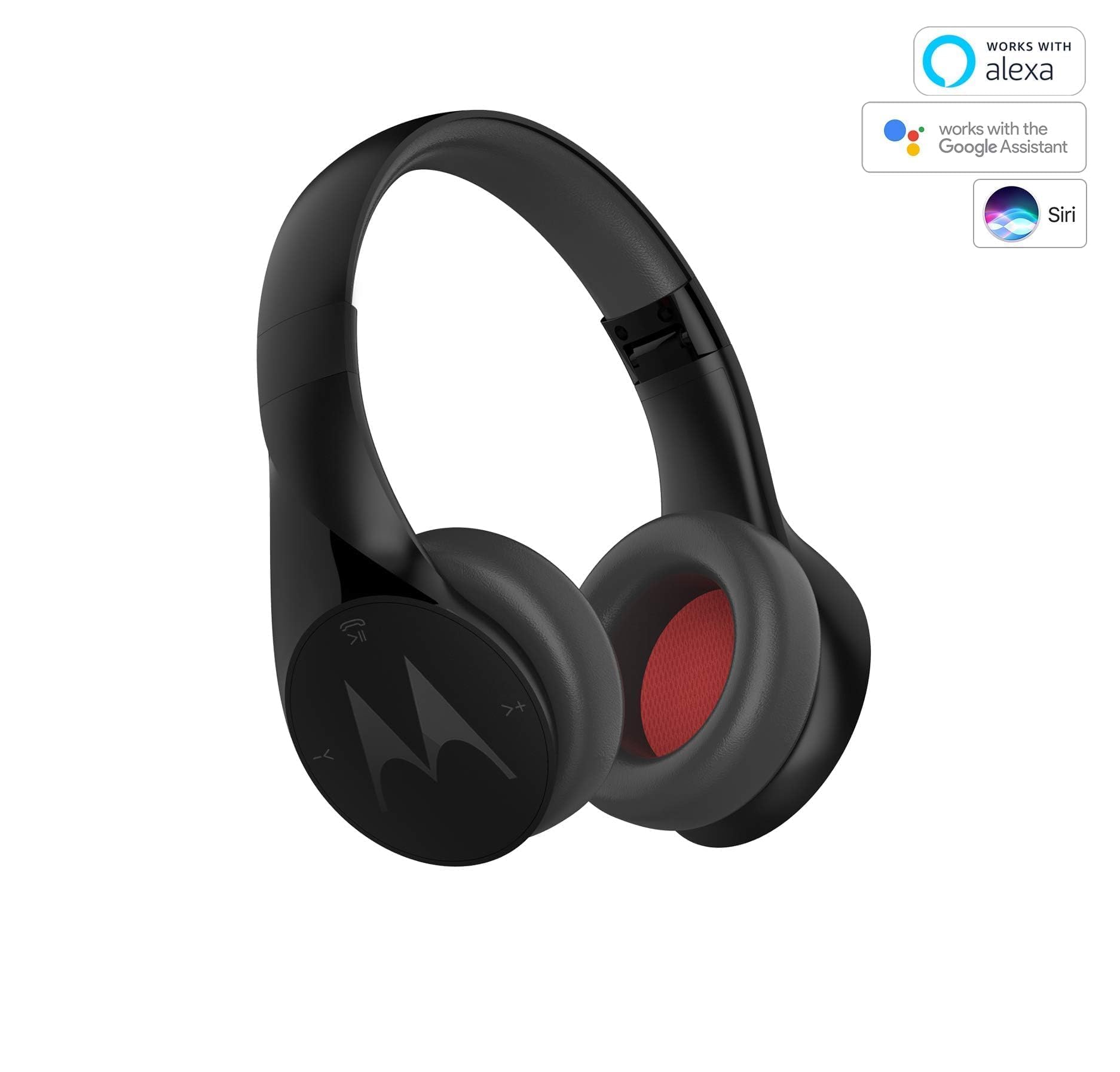 Motorola Sound Moto XT500 / Pulse Escape - Bezprzewodowe słuchawki z mikrofonem i pasywną izolacją szumów - Bluetooth 15h - czarny