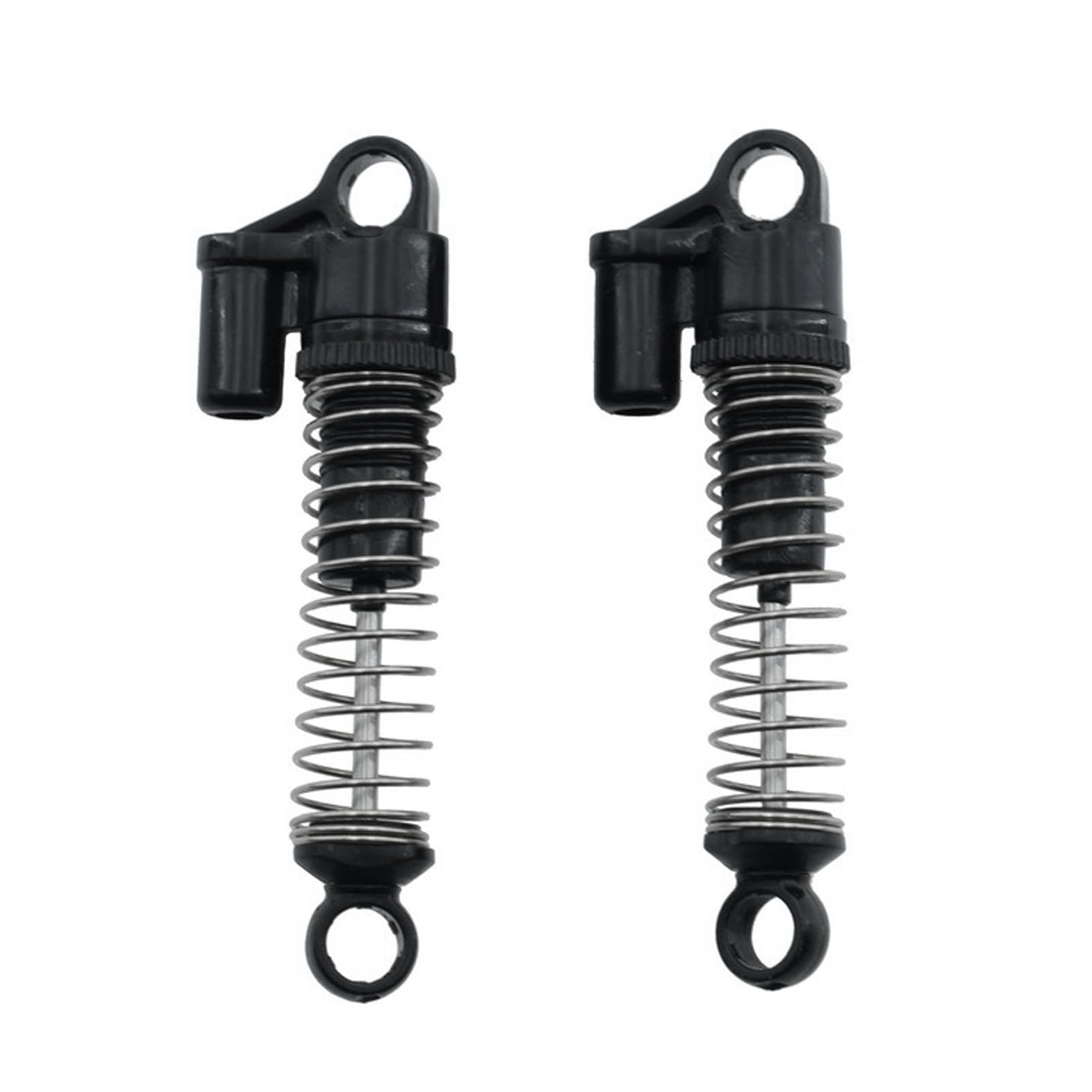 RC Shock Absorbers, 4PCS Metal Upgrade Parts Compatible with WPL B/C/D Series 1/10 Scale RC Cars for Crawler Truck