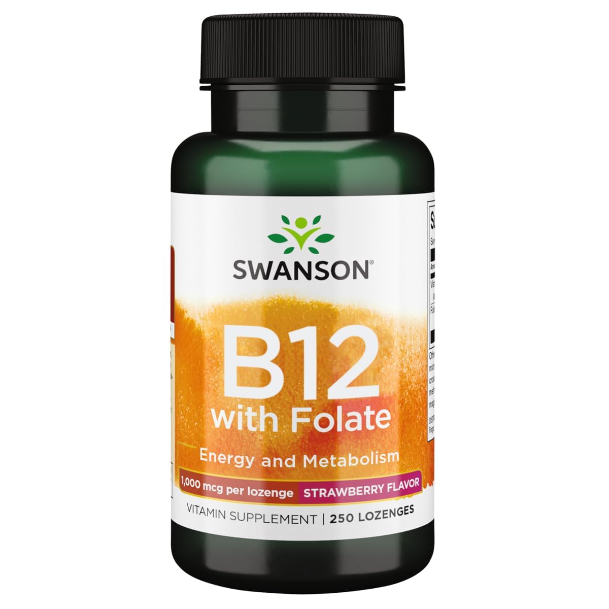 Swanson Vitamin B-12 Lozenges 1000 mcg, 250 Lozenges 250 Count (Pack of 1)
