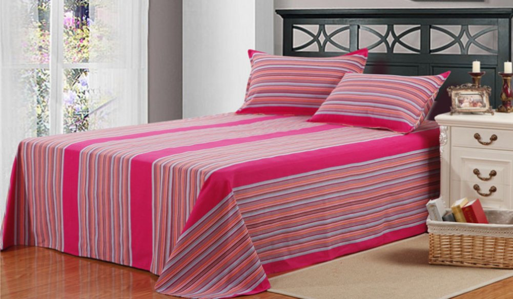 Lin et coton teint en fil artisanal fait main 150x230