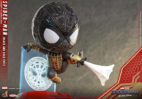 Miniatura 2 de Spider-Man: No Way Home - Traje negro y dorado de Spider-Man Cosbaby