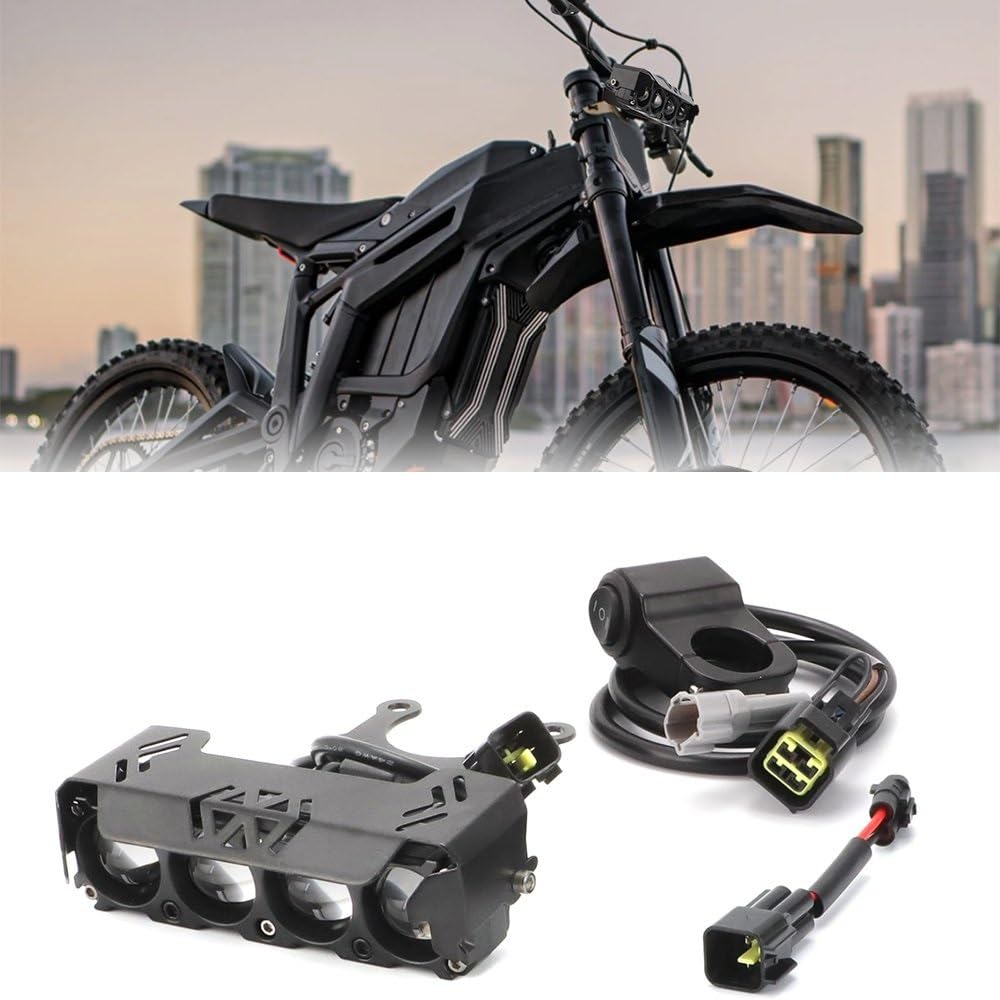 LED Fendinebbia Per Surron Per Segway X260 Faro Moto | Per Segway X260 Faro LED Moto Dirt Bike Kit Barra Faro Anteriore Plug N Play